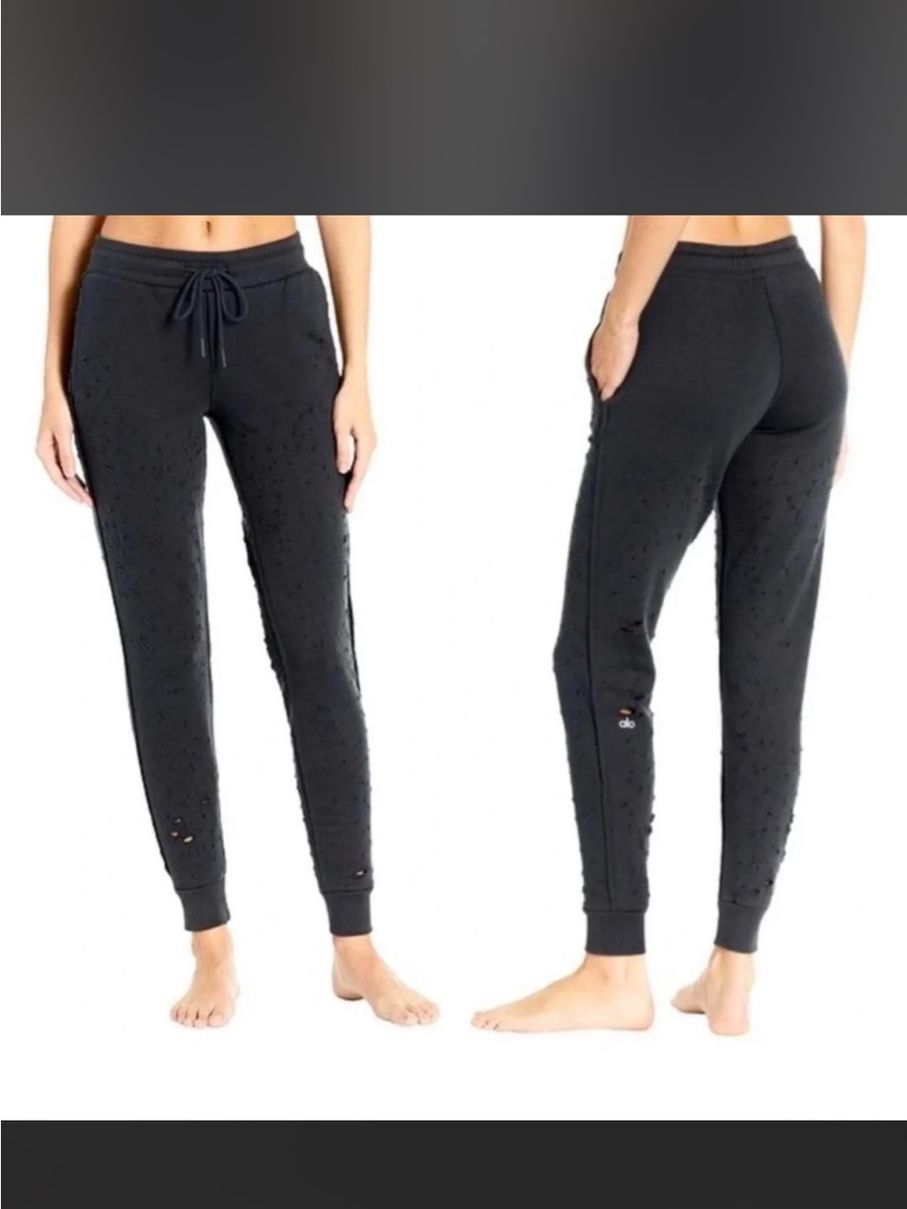 Alo Yoga Fierce Distressed Sweatpants